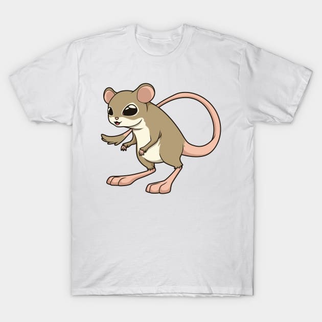 Kawaii Kangaroo mouse T-Shirt by Modern Medieval Design